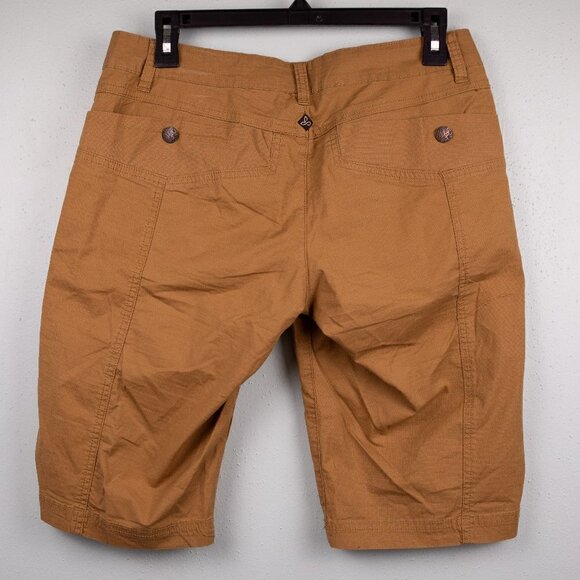 Prana Larissa Knicker Bermuda tan shorts-4 - Picture 5 of 5